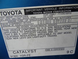 2007 Toyota Tacoma SR5 Blue Crew Cab 4.0L AT 2WD #Z24699